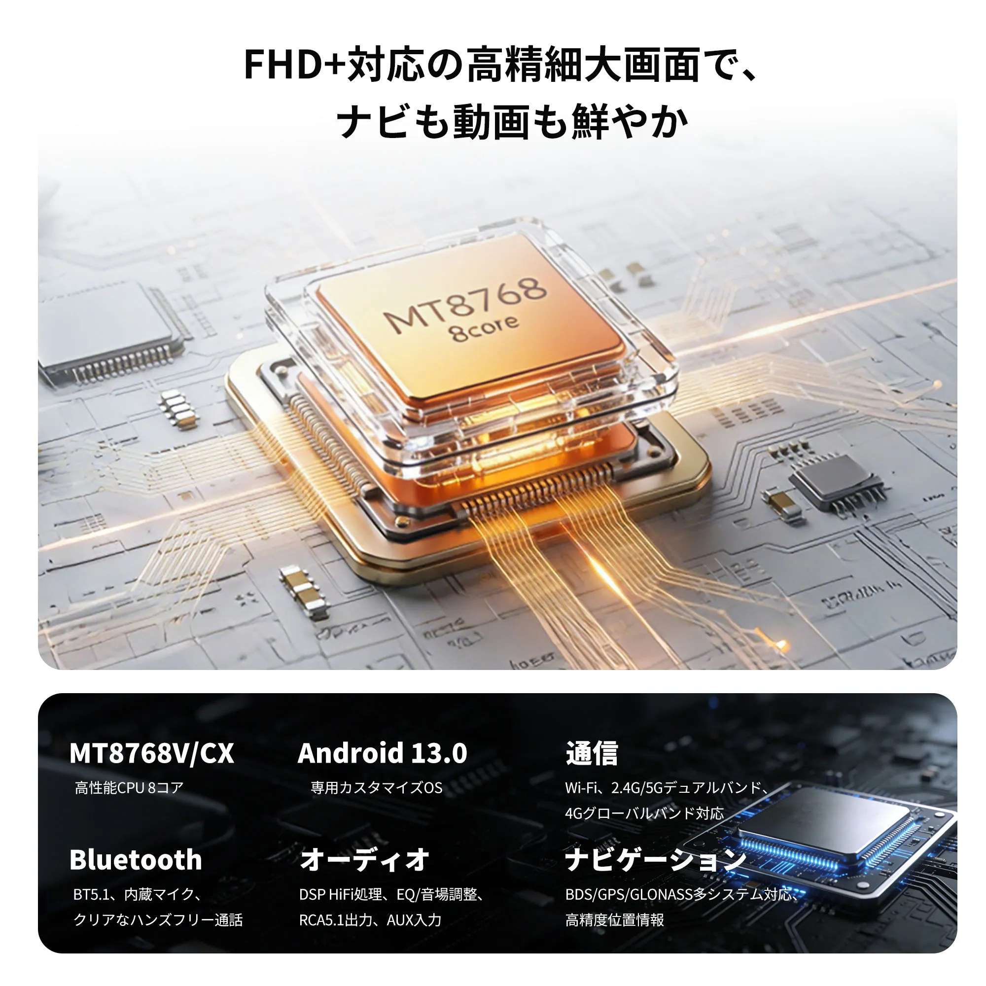 VSSZ1R Suzuki Jimnyスズキ ジムニー専用 Android 13 カーナビ - 画像 (2)