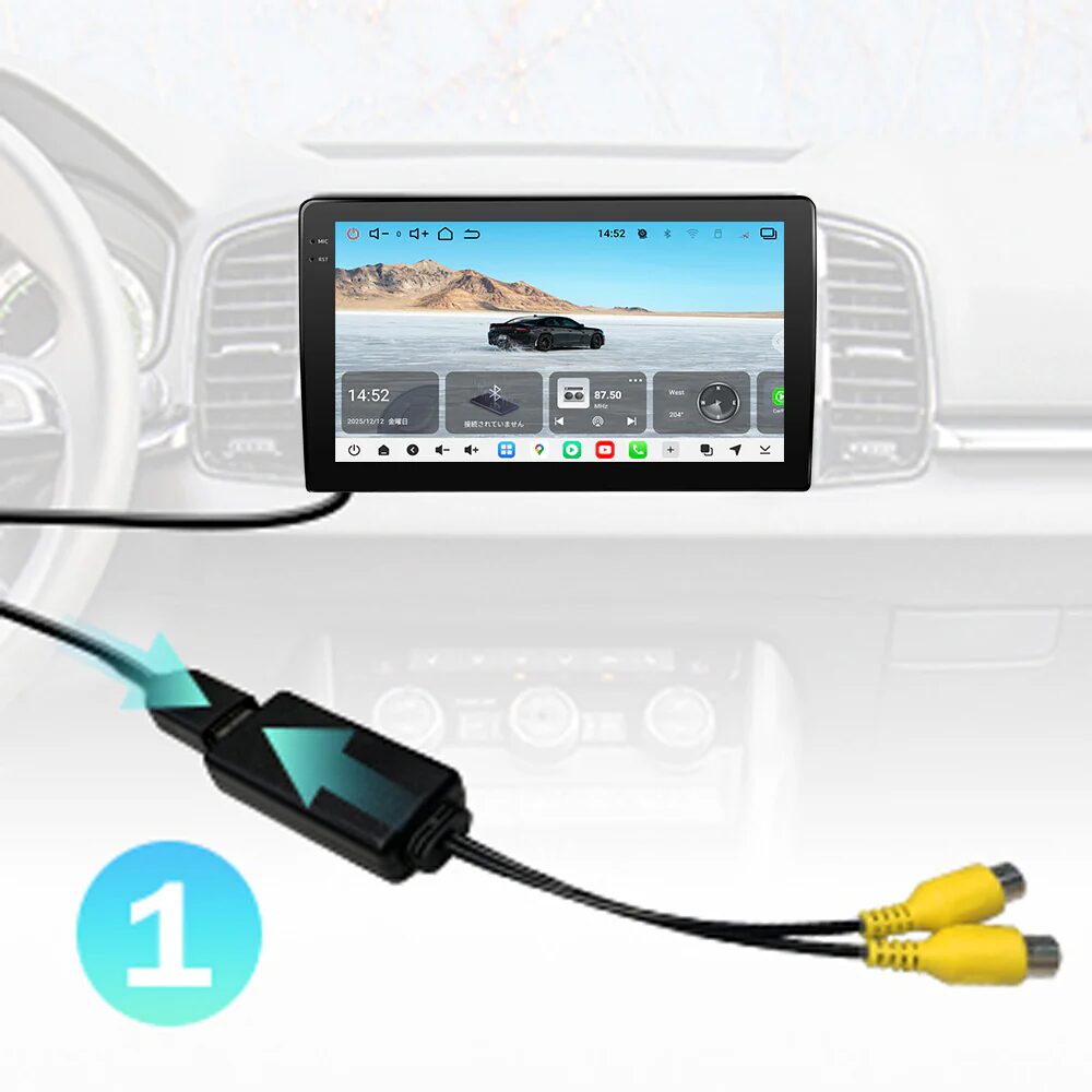 VIN-AHV48 USB to RCA 映像出力アダプター(2系統出力対応) - 画像 (3)